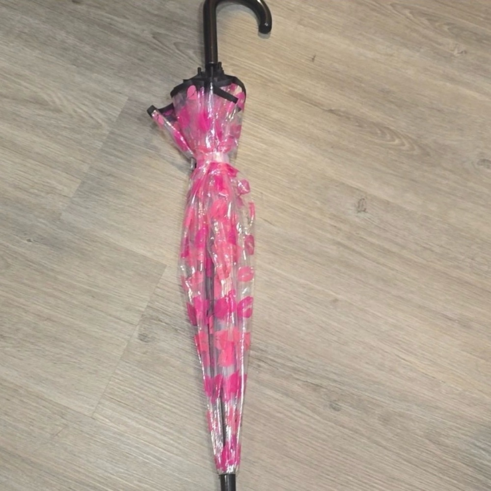 Juicy Couture Transparent Pink Lips Dome Umbrella